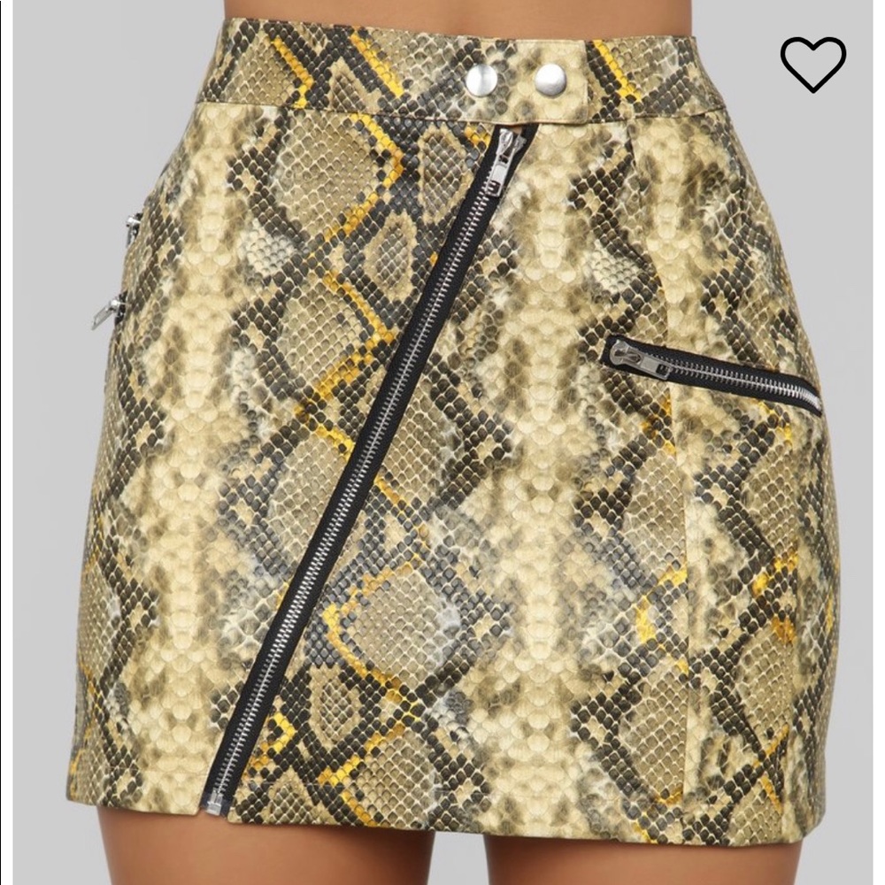 Snake Print Skirt | Fashion Nova